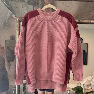Moncler Pink and Burgundy Women's Sweater